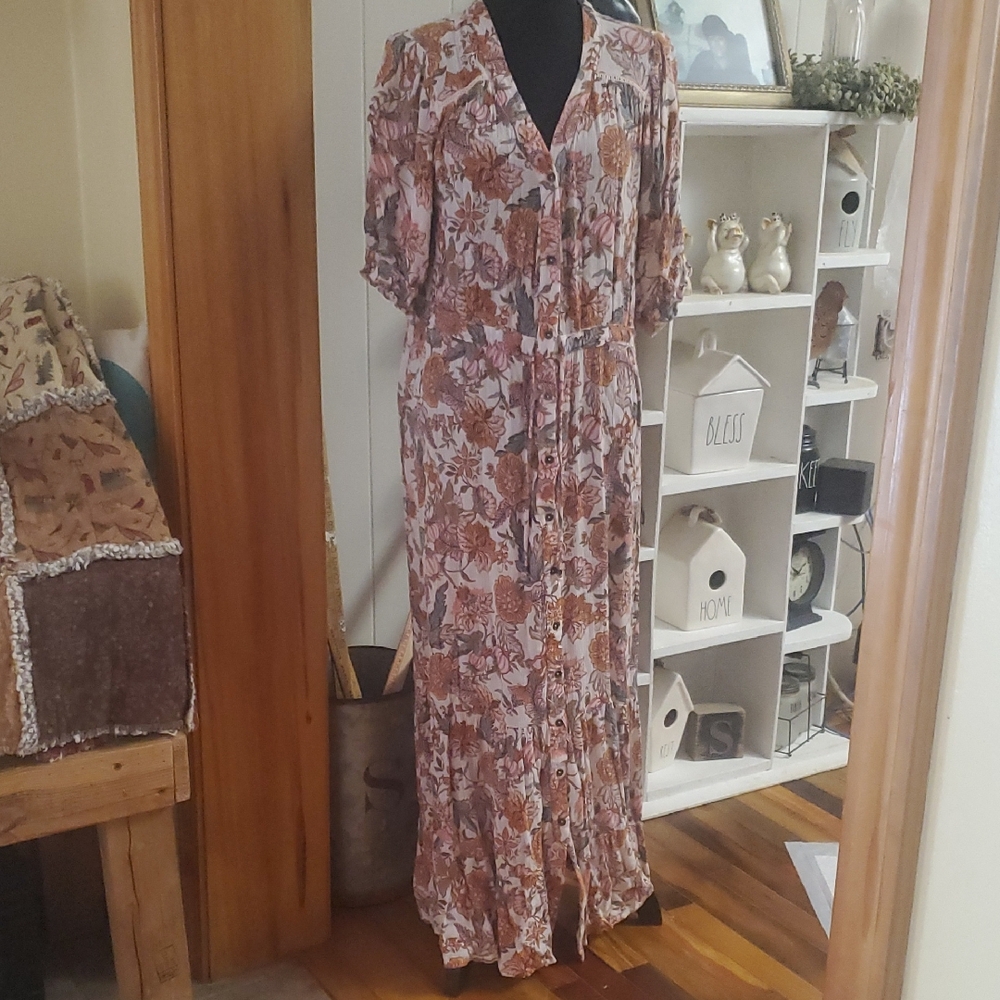 Knox Rose Pink Floral Maxi Dress